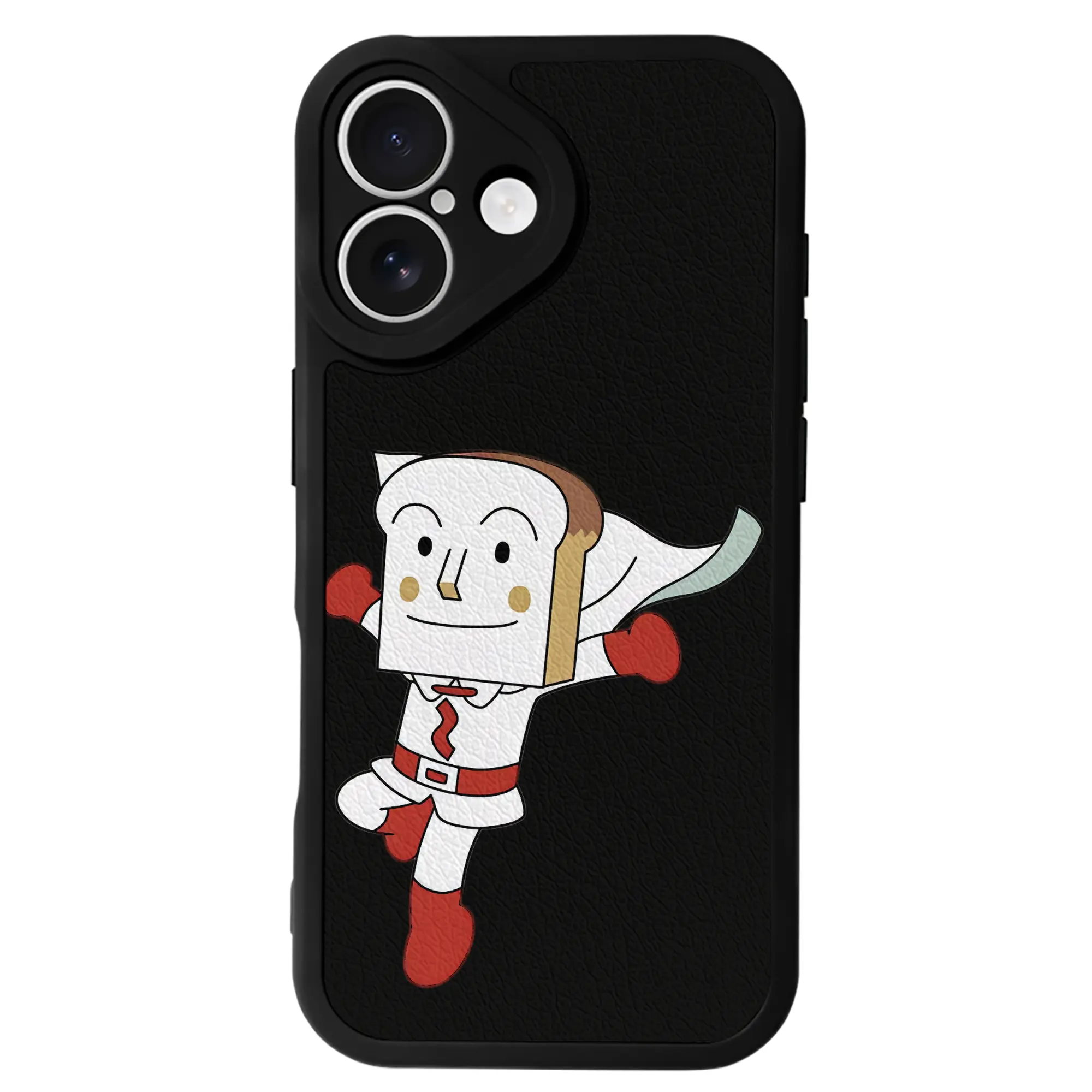 アンパンマン グッズ,しょくぱんまん - IPhone 16シリーズ対応 ・ シリコンスマホケース ・ レザー調 ・ 高精度フィット ・ 耐衝撃 ・ ワイヤレス充電対応 ・ 精密カット